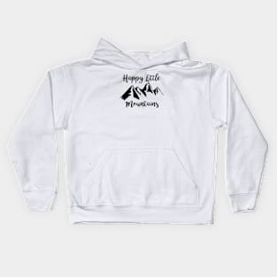 Happy Little Mountains Kids Hoodie